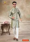 Outluk Vol 140 Mens Silk Digital Printed Kurta And Pajama Collection Wholesale Manufacturer